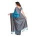 VOILA Printed Mysore Art Silk Saree Blue
